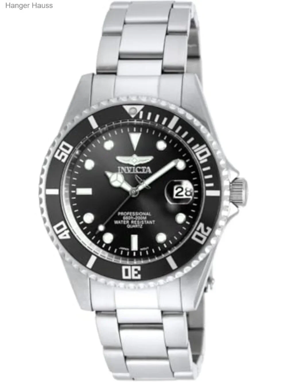 Luxury Men's Pro Diver Stainless Steel Quartz Watch